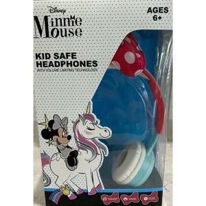 Minnie Mouse Kid Safe Headphones with Pink Bow FREE SHIPPING!!